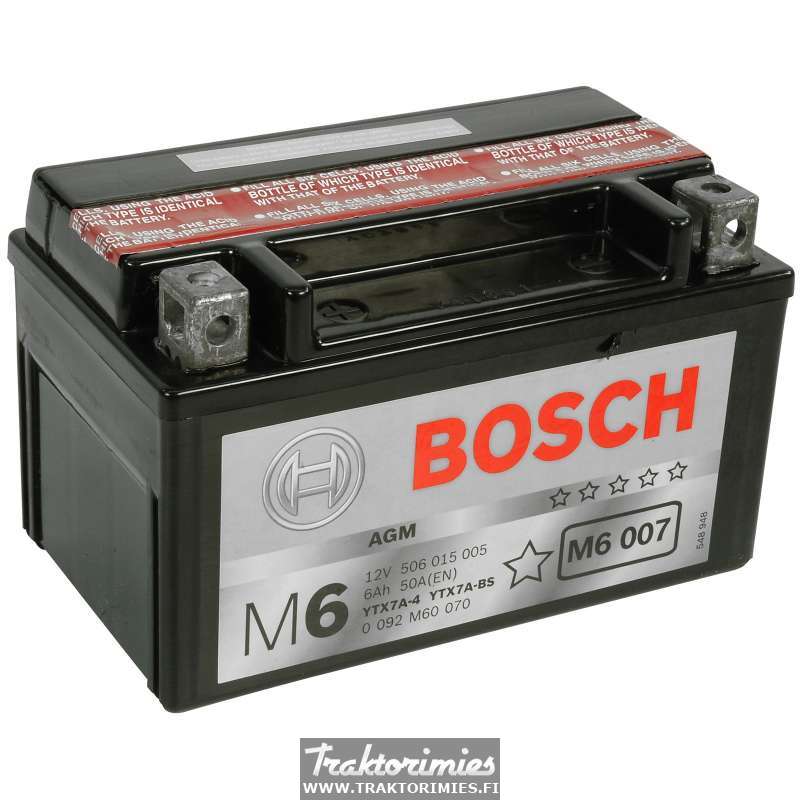 Аккумулятор bosch 12v 6ah